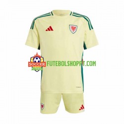 Camisola Júnior País de Gales Alternativa Equipamento 2024 Manga Curta