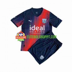 Camisola Júnior West Bromwich Albion Terceiro Equipamento 2023-2024 Manga Curta