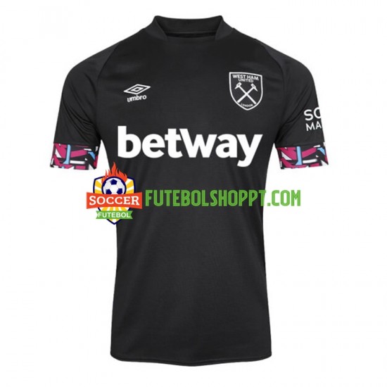 Camisola Homem West Ham United Alternativa Equipamento 2022-2023 Manga Curta