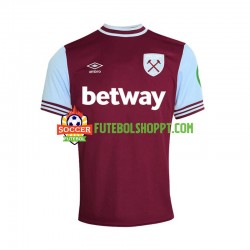 Camisola Homem West Ham United Principais Equipamento 2024-2025 Manga Curta Camisola Homem West Ham United Principais Equipamento 2024-2025 Manga Curta