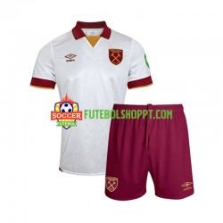 Camisola Júnior West Ham United Terceiro Equipamento 2024-2025 Manga Curta