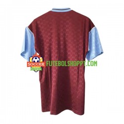 Camisola Homem West Ham United Retro Principais Equipamento 1989-1990 Manga Curta