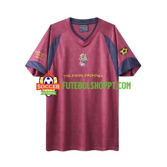 Camisola Homem West Ham United Iron Maiden Retro Alternativa Equipamento 2010 Manga Curta