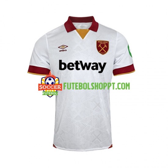 Camisola Homem West Ham United Terceiro Equipamento 2024-2025 Manga Curta