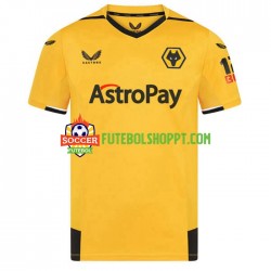 Camisola Homem Wolverhampton Wanderers Principais Equipamento 2022-2023 Manga Curta
