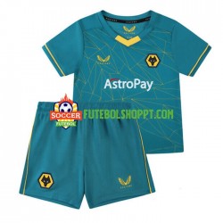 Camisola Júnior Wolverhampton Wanderers Alternativa Equipamento 2022-2023 Manga Curta