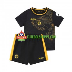Camisola Júnior Wolverhampton Wanderers Alternativa Equipamento 2024-2025 Manga Curta