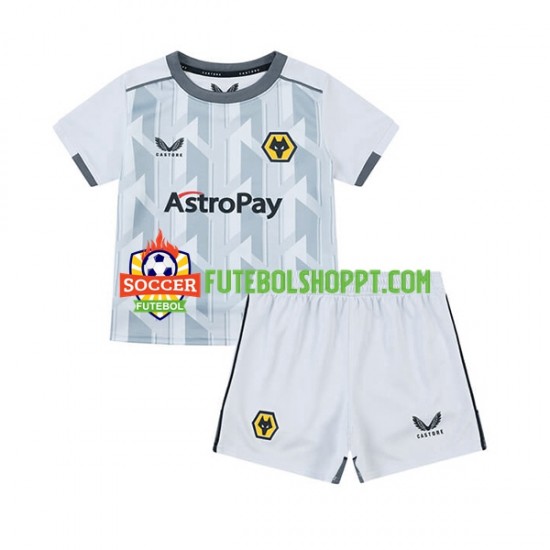 Camisola Júnior Wolverhampton Wanderers Terceiro Equipamento 2023-2024 Manga Curta