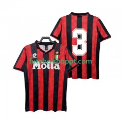 Camisola Homem AC Milan 3 1993 Retro Principais Equipamento 1994 Manga Curta