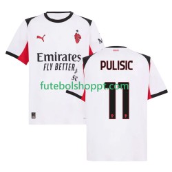 Camisola Homem AC Milan Christian Pulisic 11 Alternativa Equipamento 2025-2026 Manga Curta
