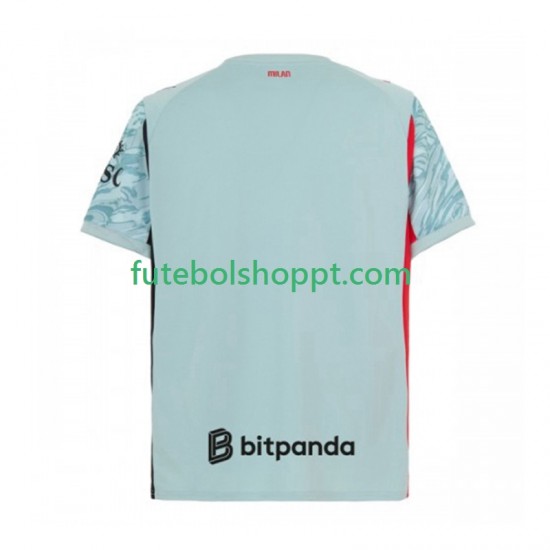 Camisola Homem AC Milan Guarda-redes Principais Equipamento 2025-2026 Manga Curta