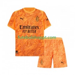 Camisola Júnior AC Milan Guarda-redes Terceiro Equipamento 2025-2026 Manga Curta