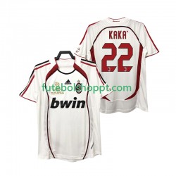 Camisola Homem AC Milan KAKA 22 2007 Retro Alternativa Equipamento 2006 Manga Curta