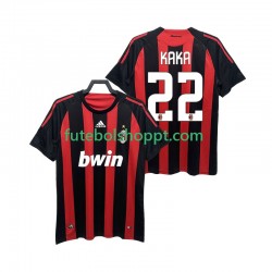 Camisola Homem AC Milan KAKA 22 2009 Retro Principais Equipamento 2008 Manga Curta