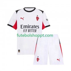 Camisola Júnior AC Milan Alternativa Equipamento 2025-2026 Manga Curta