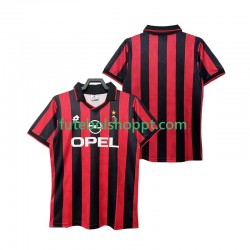 Camisola Homem AC Milan 1995 1996 Retro Principais Equipamento Manga Curta