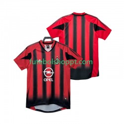 Camisola Homem AC Milan 2005 Retro Principais Equipamento 2004 Manga Curta