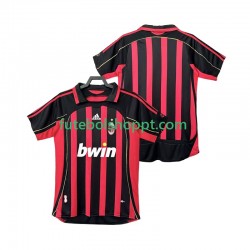 Camisola Homem AC Milan 2007 Retro Principais Equipamento 2006 Manga Curta