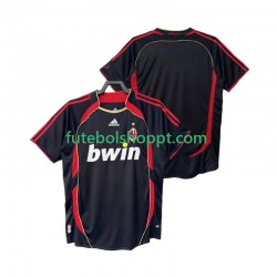 Camisola Homem AC Milan 2007 Retro Terceiro Equipamento 2006 Manga Curta