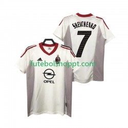 Camisola Homem AC Milan SHEVCHENKO 7 2005 Retro Alternativa Equipamento 2004 Manga Curta