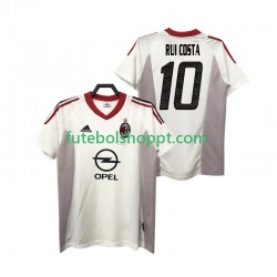 Camisola Homem AC Milan rui costa 10 2005 Retro Alternativa Equipamento 2004 Manga Curta