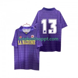 Camisola Homem ACF Fiorentina 13 1989 Retro Principais Equipamento 1990 Manga Curta