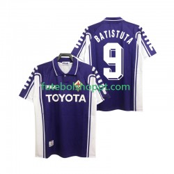 Camisola Homem ACF Fiorentina BASTUTA 9 2000 Retro Principais Equipamento 1999 Manga Curta