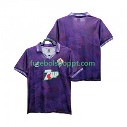 Camisola Homem ACF Fiorentina 1992 1993 Retro Principais Equipamento Manga Curta