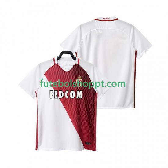Camisola Homem AS Monaco 2016 2017 Principais Equipamento Manga Curta