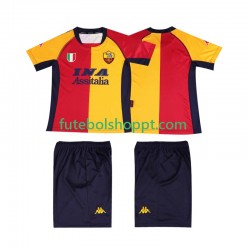 Camisola Júnior AS Roma 2001 Retro Principais Equipamento Manga Curta