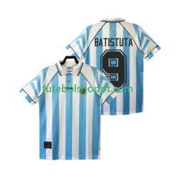 Camisola Homem Argentina BATISTUTA 9 1996 1997 Retro Principais Equipamento Manga Curta
