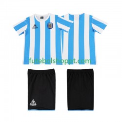 Camisola Júnior Argentina 1986 Retro Principais Equipamento Manga Curta