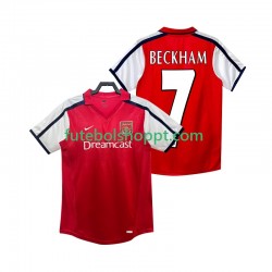 Camisola Homem Arsenal BECKHAM 7 2001 Retro Principais Equipamento 2002 Manga Curta