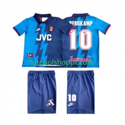 Camisola Júnior Arsenal BERGKAMP 10 1995 1996 Retro Alternativa Equipamento Manga Curta