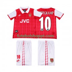 Camisola Júnior Arsenal BERGKAMP 10 1996 Retro Principais Equipamento 1994 Manga Curta
