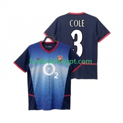 Camisola Homem Arsenal COLE 3 Retro Alternativa Equipamento 2004 2002 Manga Curta