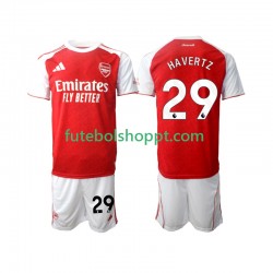 Camisola Júnior Arsenal Kai Havertz 29 Principais Equipamento 2025-2026 Manga Curta