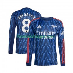 Camisola Homem Arsenal Martin Odegaard 8 Alternativa Equipamento 2025-2026 Manga Comprida