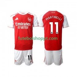 Camisola Júnior Arsenal Martin Zubimendi 11 Principais Equipamento 2025-2026 Manga Curta