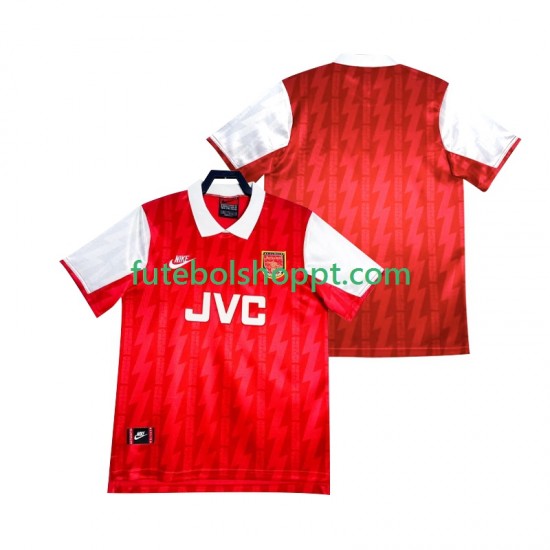 Camisola Homem Arsenal 1993 Retro Principais Equipamento 1994 Manga Curta