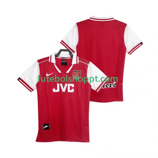 Camisola Homem Arsenal 1996 1997 Retro Principais Equipamento Manga Curta