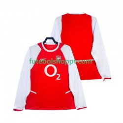 Camisola Homem Arsenal 2003 Retro Principais Equipamento 2002 Manga Comprida