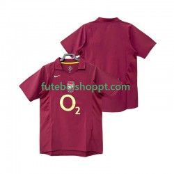 Camisola Homem Arsenal 2005 Retro Principais Equipamento 2006 Manga Curta