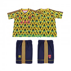 Camisola Júnior Arsenal 1991 1993 Retro Alternativa Equipamento Manga Curta