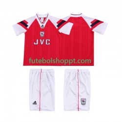 Camisola Júnior Arsenal 1992 Retro Principais Equipamento 1994 Manga Curta