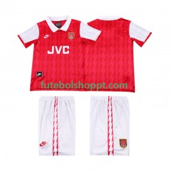 Camisola Júnior Arsenal 1996 Retro Principais Equipamento 1994 Manga Curta