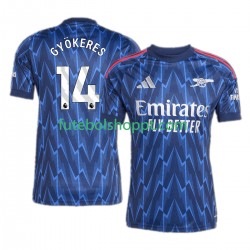 Camisola Homem Arsenal Viktor Gyokeres 14 Alternativa Equipamento 2025-2026 Manga Curta