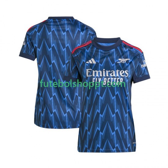 Camisola Mulher Arsenal Alternativa Equipamento 2025-2026 Manga Curta
