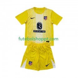 Camisola Júnior Atlético Madrid Guarda-redes Principais Equipamento 2025-2026 Manga Curta