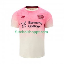 Camisola Homem Bayer 04 Leverkusen Alternativa Equipamento 2025-2026 Manga Curta